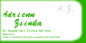 adrienn zsinka business card